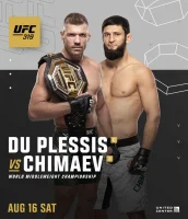 UFC 319: Дю Плесси vs Чимаев прямой эфир 17 августа 2025 смотреть онлайн